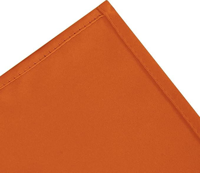 Blackout Curtains 52 x 84 inch/Orange Curtains Set of 2 Panels/Thermal - Image 7