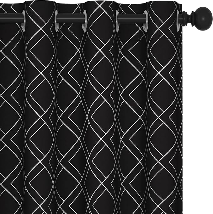 Deconovo Blackout Curtains, Energy Saving Curtains, 2 Panels, by Unknown