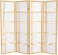 Oriental Furniture 5 ft. Tall Double Cross Shoji Screen by RedLantern