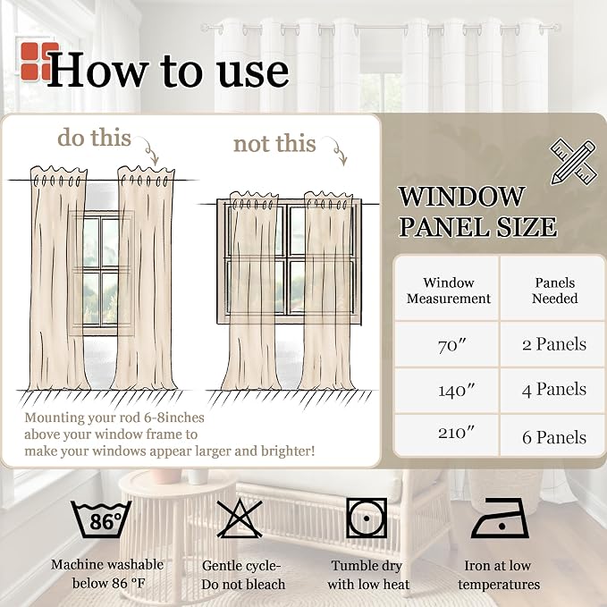 Linen Blackout Curtains - Image 9