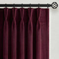 90 Inch Long Dark Purple Velvet Curtains 2 Panels Luxury Elegant Home by Unknown