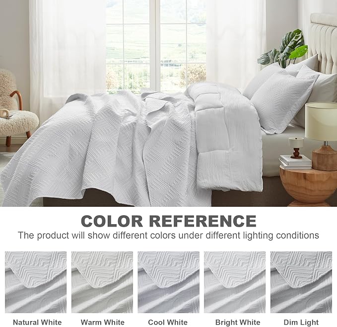 Hansleep White Quilt Queen Size - Image 7