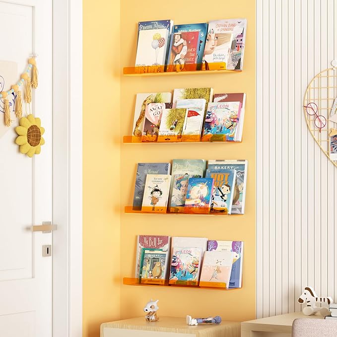 upsimples 4 Pcs 15" Acrylic Shelves - Image 4
