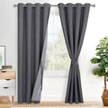 XWZO 100% Blackout Curtains 84 Inches Long by XWZO