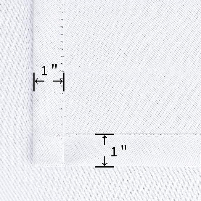 BGment White Curtains 63 Inch Length - Image 6