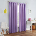 ECLIPSE Kendall Modern Blackout Thermal Rod Pocket Window Curtain by EclipseCurtains