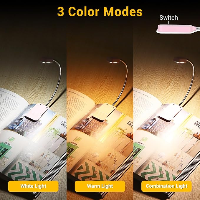 2 Pack Rechargeable Book Lights - Image 2
