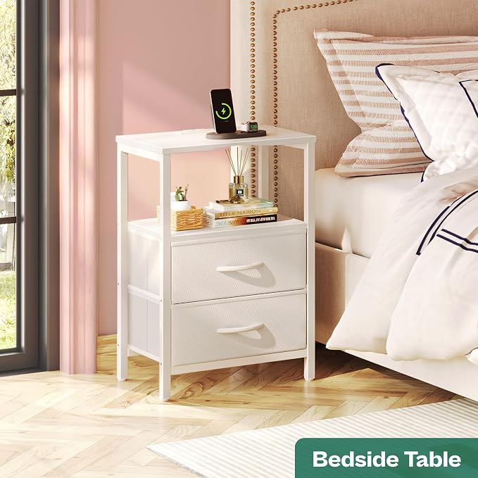 Huuger Nightstands Set of 2, End Tables - Image 4