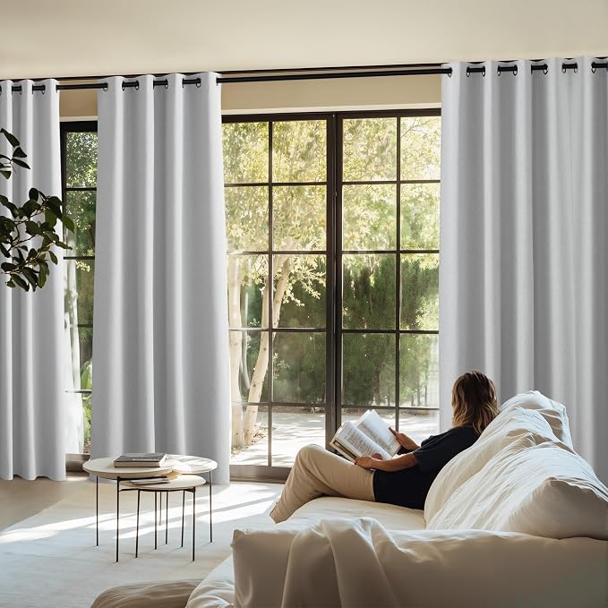 NICETOWN White Blackout Curtains - Image 8
