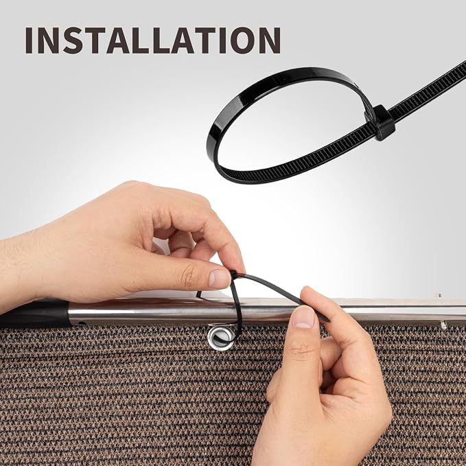 LOVE STORY Custom Size 2.6' x 5' Balcony Privacy Screen Cover, 95% UV Block - Image 7