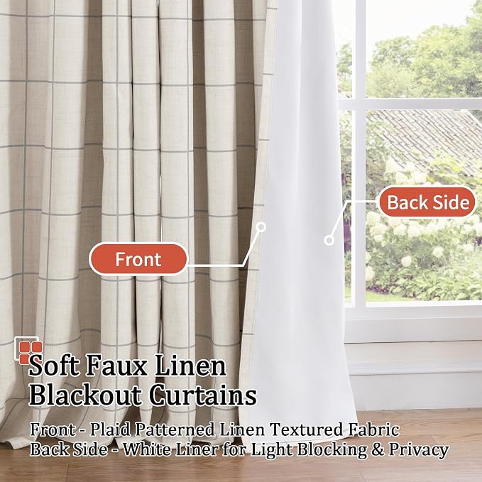 Linen Blackout Curtains - Image 3