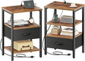 SUPERJARE Nightstand Set of 2 by SUPERJARE