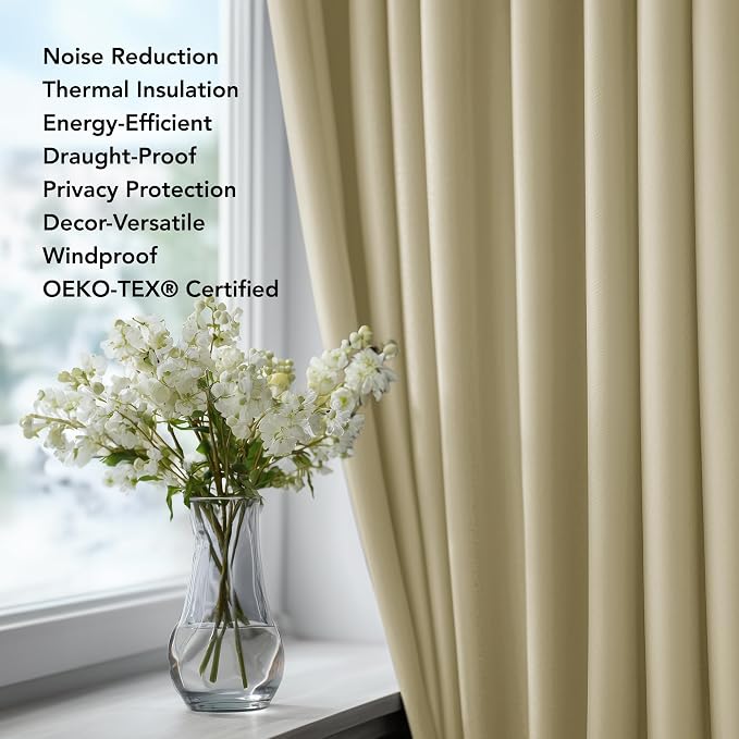 Deconovo Room Darkening Curtains - Image 4