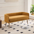 Bedroom Bench with Low Back, Inside Metal Frame, Extra Seat by ForshareKC