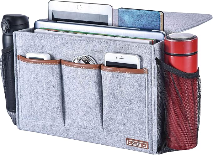 Zafit Bedside Caddy, Large Size Storage Organizer by ZAFIT
