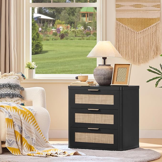 LEYAOYAO Rattan 23" Nightstands - Image 6