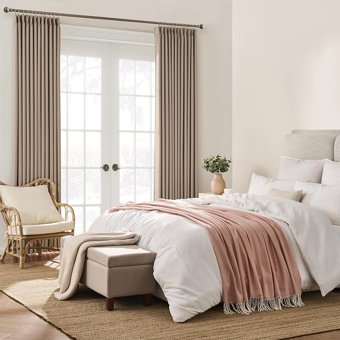 Pleated Blackout Curtain Drapes - Image 4