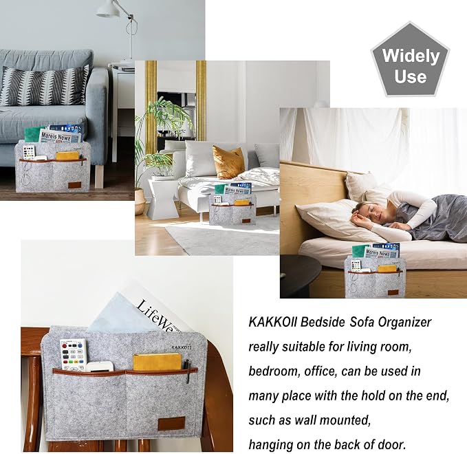 Bedside Caddy, Sofa Caddy, Storage Organizer Pocket - Image 8