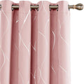 Deconovo Curtains for Living Room, Pattern Blackout Curtains 63 Inches Long | by Unknown