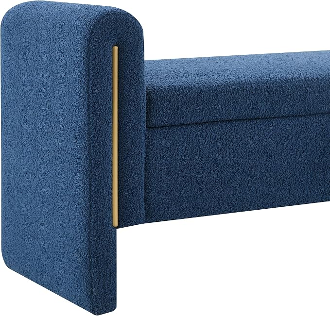 Modern Teddy Fabric Bed End Bench - Image 5