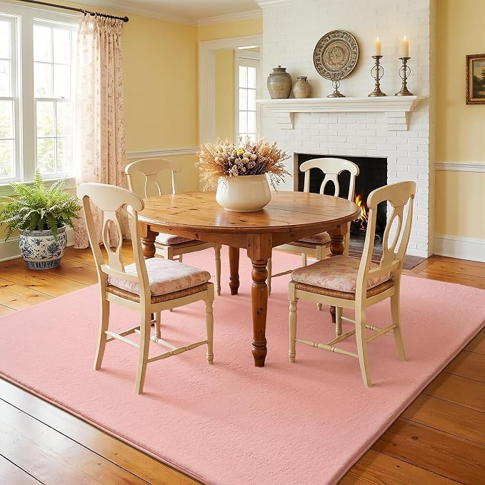 5x5 Square Area Rugs for Bedroom Living Room, Modern Non Slip Minimalist Carpet - Image 9
