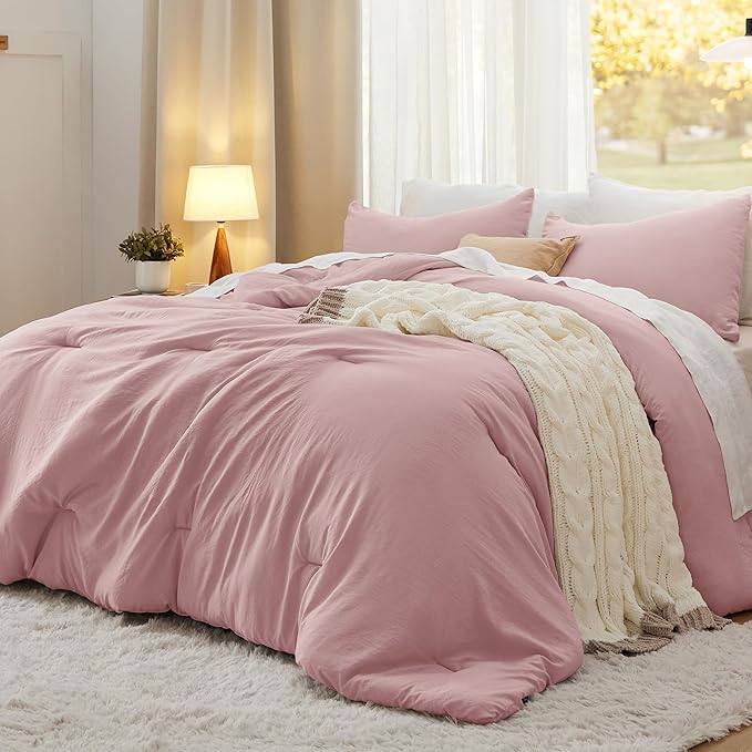 Bedsure King Comforter Set, 3 Pieces GentleSoft™ Bed Set, 1 Lightweight by Unknown