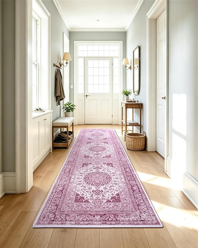 Macgace Washable Vintage Area Rug - Image 3