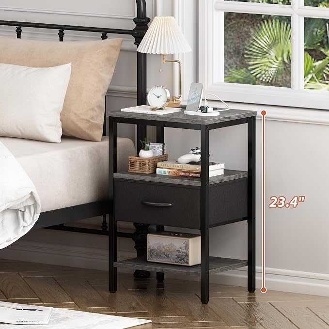 SUPERJARE Nightstand Set of 2 - Image 2