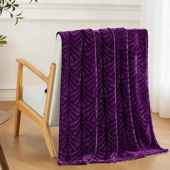 Whale Flotilla Soft Flannel Fleece Throw Blanket - Image 2