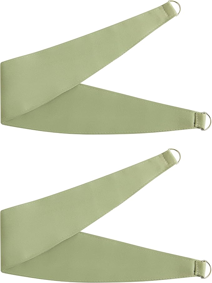 Bujasso Sage Green 90% Blackout Curtains - Image 4
