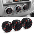 2nd Gen Tacoma Accessories AC Knob Upgrade - 2005,2006,2007,2008,2009,2010,2011,2012,2013,2014,2015 Tacoma Climate Control Dial Mods Set - 2nd Gen Tacoma Mods - for Toyota Interior Replacement Kit