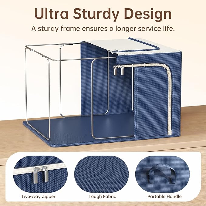 3 Openings Clothes Storage Bins - Image 5