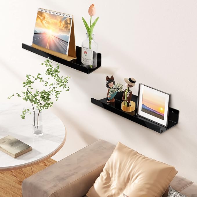 upsimples 4 Pcs 15" Acrylic Shelves - Image 2