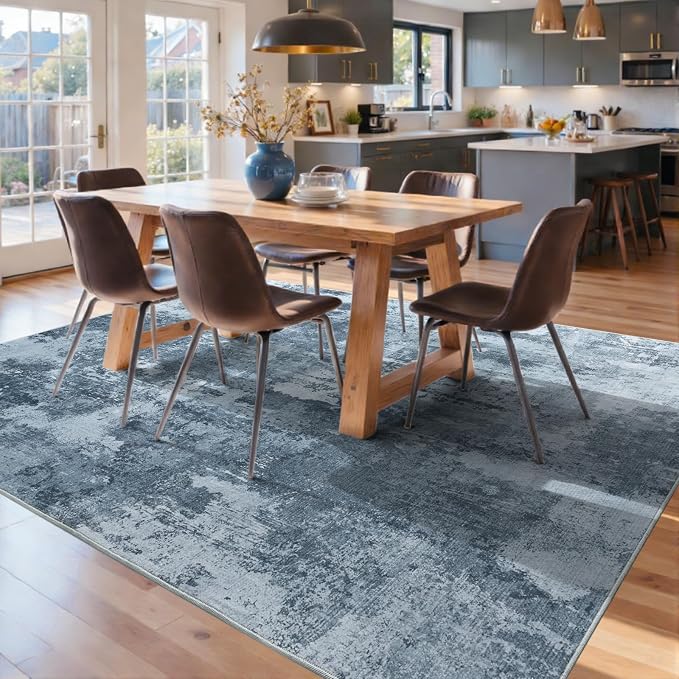 4x6 Ft Area Rugs for Living Room, Soft Non-Slip Washable Rugs Modern Abstract - Image 9