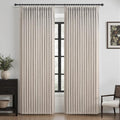 Pinch Pleated Blackout Greyish Beige Curtains 90 Inches Long 2 Panels Set by PleatedDrapes