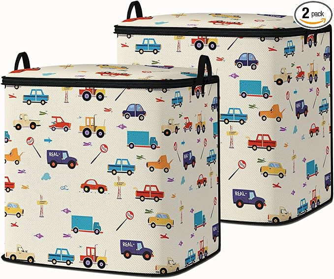 2pcs blanket storage bag for under bed, closet organizers 95L | quilt duvet by BestSellers