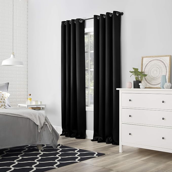 Sun Zero Nordic 2-pack Theater Grade Extreme 100% Blackout Grommet Curtain - Image 7