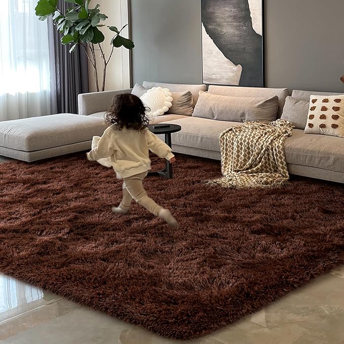 HOMORE 8x10 Area Rugs for Living Room Rug, Super Soft Shaggy Carpet for Kids by Homore