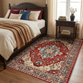 RELEANY Washable Area Rug, Water Repellent, Pet Friendly, Vintage Floral Boho by RELEANY