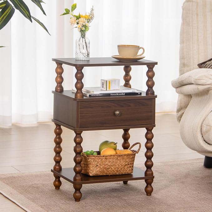 AWASEN Mid Century Modern Nightstand, Bedside Table - Image 6