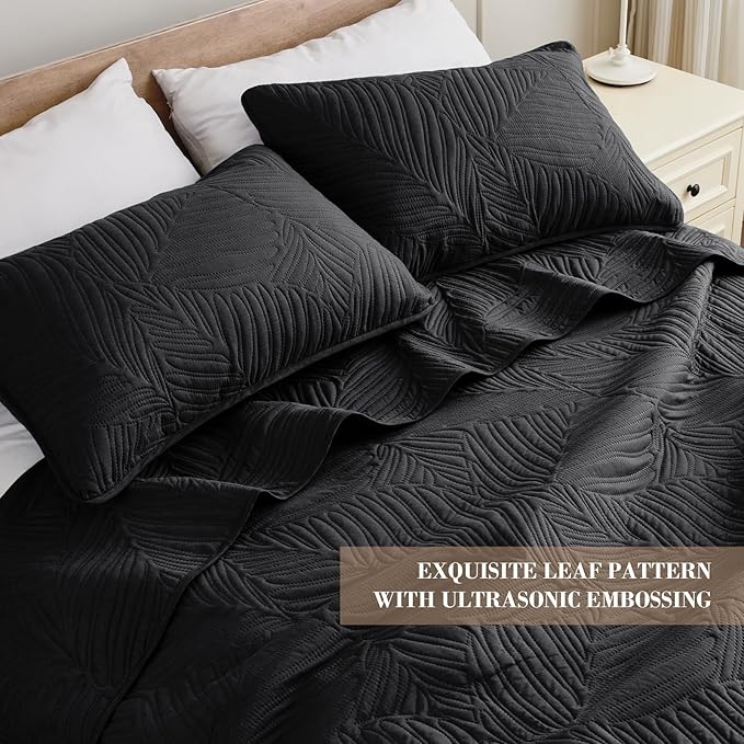 Exclusivo Mezcla California King Quilt Bedding Set, Microfiber Bedspreads | - Image 3