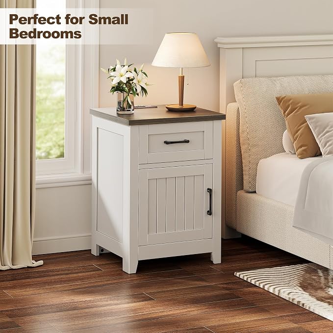 Decofy Farmhouse Nightstand - Image 4