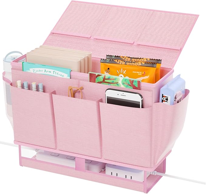 Bedside Caddy Organizer, Bed Caddy by frjjthchy