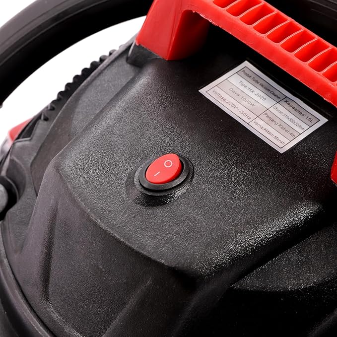Wet Dry Vacuum Cleaner, 4 Gallon 1.34Hp Portable Shop Vacuum with 4 Universal Wheels & 3.9ft Hose, 1000W 3in1 Function Heavy-Duty Shop Vac for Home, Garage, Workshop, Shops Etc