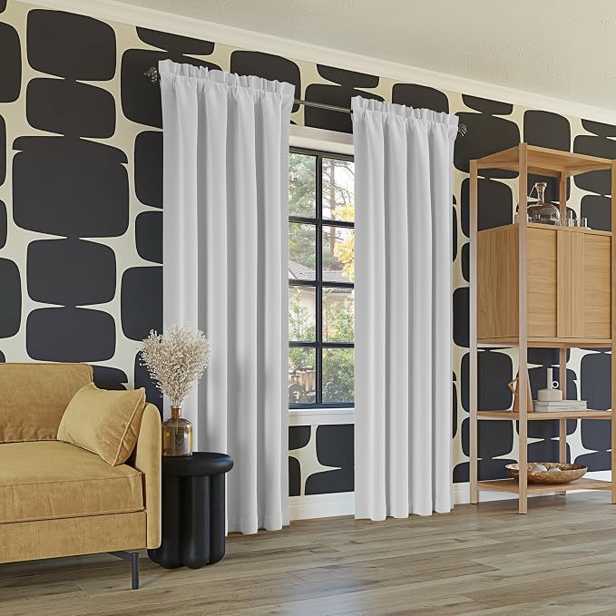 Sun Zero Oslo Theater Grade Extreme 100% Blackout Rod Pocket Curtain Panel - Image 6