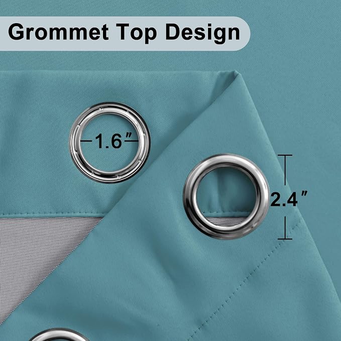 XWZO 100% Blackout Curtains - Image 6
