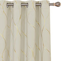 Deconovo Curtains for Living Room, Pattern Blackout Curtains 96 Inches Long | by Unknown