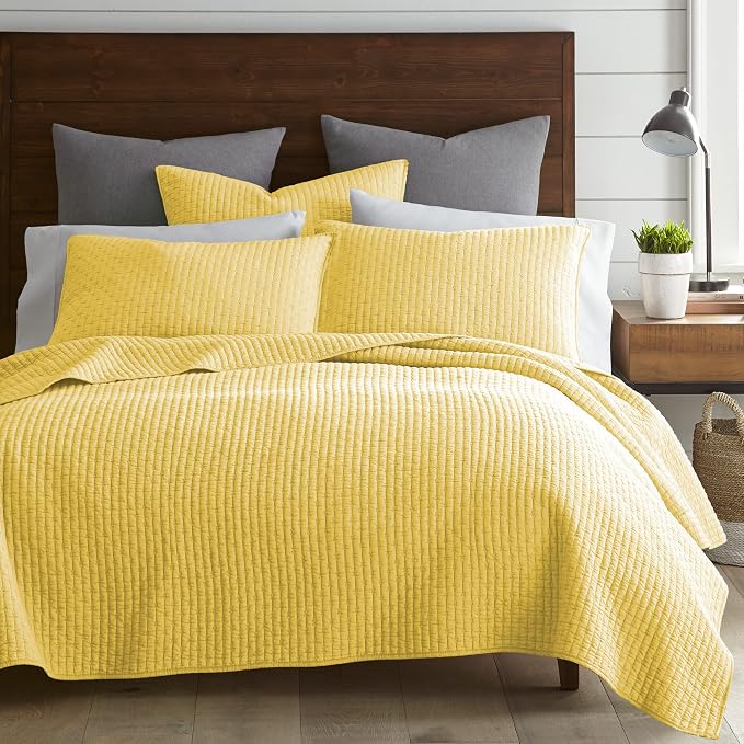 Levtex Home Cross Stitch Reversible Full/Queen Quilt Set by LevtexHome
