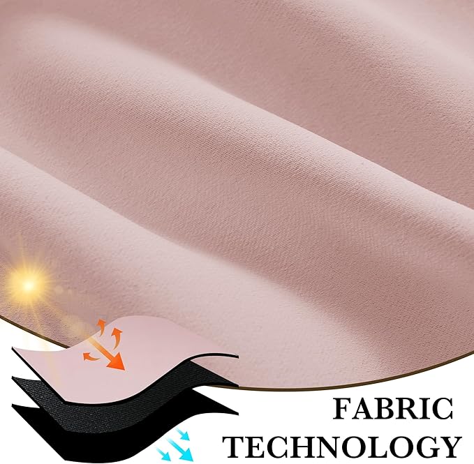RYB HOME 100% Blackout Short Curtains - Image 7