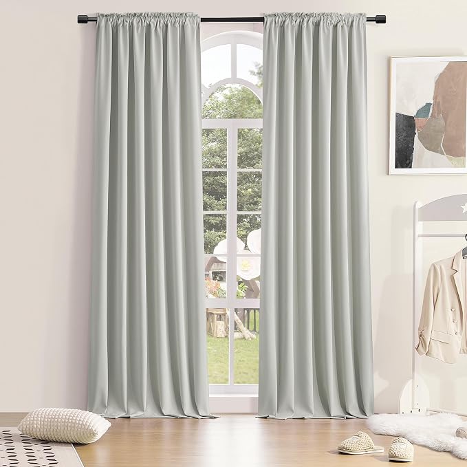 108 Inches Long Curtains by DONREN